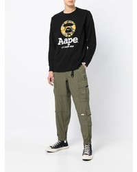 AAPE BY A BATHING APE Aape By A Bathing Ape Logo Print T Shirt