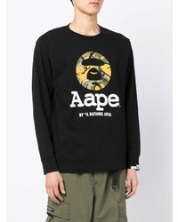 AAPE BY A BATHING APE Aape By A Bathing Ape Logo Print T Shirt