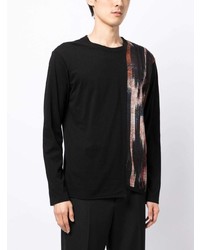 Yohji Yamamoto Asymmetric Long Sleeve T Shirt