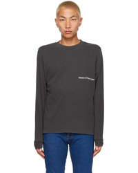 Museum of Peace & Quiet Black A Leisure Co Long Sleeve T Shirt