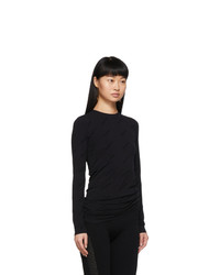 Balenciaga Black All Over Logo T Shirt