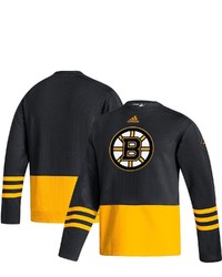 adidas Black Boston Bruins Logo Roready Pullover Sweater At Nordstrom