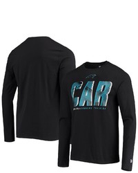 New Era Black Carolina Panthers Combine Authentic Static Abbreviation Long Sleeve T Shirt At Nordstrom