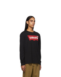Levis Black Classic Long Sleeve T Shirt