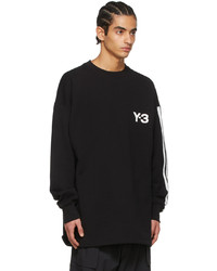 Y-3 Black Cotton Sweatshirt