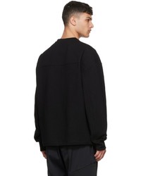 Y-3 Black Cotton Sweatshirt