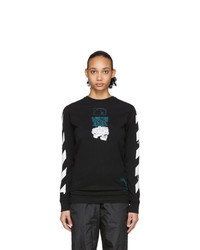 Off-White Black Dripping Arrows Long Sleeve T Shirt