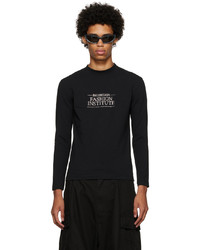Balenciaga Black Fashion Institute Long Sleeve T Shirt