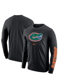 Nike Black Florida Gators Team Lockup 2 Hit Long Sleeve T Shirt