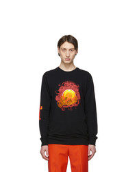 Off-White Black Hands And Planet Long Sleeve T Shirt