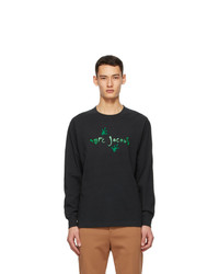 Marc Jacobs Black Heaven By Frog Footsteps Long Sleeve T Shirt