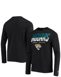 New Era Black Jacksonville Jaguars Combine Authentic Split Line Long Sleeve T Shirt At Nordstrom