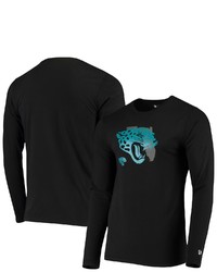 New Era Black Jacksonville Jaguars State Long Sleeve T Shirt