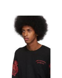 Alexander McQueen Black Japanese Ivy Long Sleeve T Shirt