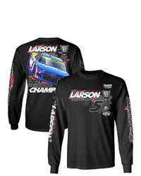HENDRICK MOTORSPORTS TEAM COLLECTION Black Kyle Larson 2021 Nascar Cup Series Champion Graphic Long Sleeve T Shirt At Nordstrom