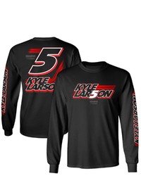 HENDRICK MOTORSPORTS TEAM COLLECTION Black Kyle Larson 3 Spot Long Sleeve T Shirt At Nordstrom