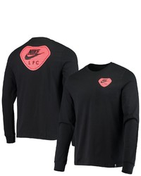 Nike Black Liverpool Travel Long Sleeve T Shirt