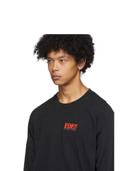 EDEN power corp Black Logo Long Sleeve T Shirt