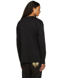 VERSACE JEANS COUTURE Black Long Sleeve T Shirt