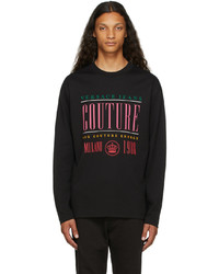 VERSACE JEANS COUTURE Black Long Sleeve T Shirt