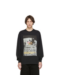 Calvin Klein Jeans Est. 1978 Black Moon Landings Long Sleeve T Shirt