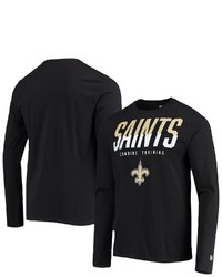 New Era Black New Orleans Saints Combine Authentic Split Line Long Sleeve T Shirt At Nordstrom