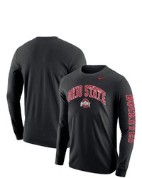 Nike Black Ohio State Buckeyes Arch Logo Two Hit Long Sleeve T Shirt At Nordstrom