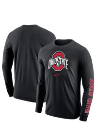 Nike Black Ohio State Buckeyes Team Lockup 2 Hit Long Sleeve T Shirt At Nordstrom