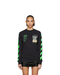 Off-White Black Pascal Painting Long Sleeve T Shirt