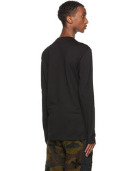 Versace Black Pin Long Sleeve T Shirt