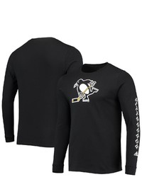 adidas Black Pittsburgh Penguins Alternate Logo Amplifier Long Sleeve T Shirt At Nordstrom