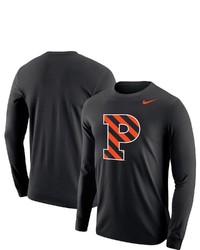 Nike Black Princeton Tigers Primary Logo Long Sleeve T Shirt At Nordstrom