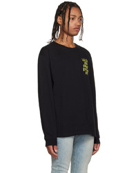 Frame Black Printed Long Sleeve T Shirt