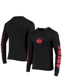 Junk Food Black San Francisco 49ers Heavyweight Thermal Long Sleeve T Shirt