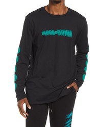 Blood Brother Blurry Face Long Sleeve Graphic Tee