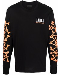 Amiri Bones Logo Print T Shirt