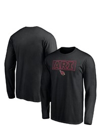 FANATICS Branded Black Arizona Cardinals Squad Long Sleeve T Shirt