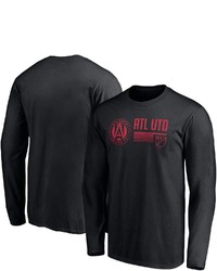 FANATICS Branded Black Atlanta United Fc Delivering Victory Long Sleeve T Shirt