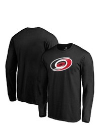 FANATICS Branded Black Carolina Hurricanes Primary Team Logo Long Sleeve T Shirt At Nordstrom