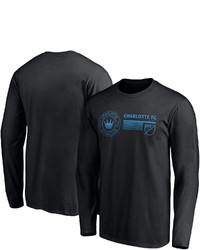 FANATICS Branded Black Charlotte Fc Delivering Victory Long Sleeve T Shirt At Nordstrom