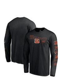 FANATICS Branded Black Cincinnati Bengals Super Bowl Lvi Bound Hollywood Action Long Sleeve T Shirt At Nordstrom