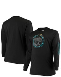 FANATICS Branded Black Jacksonville Jaguars Big Tall Color Pop Long Sleeve T Shirt