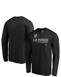 FANATICS Branded Black Los Angeles Kings Authentic Pro Core Collection Prime Long Sleeve T Shirt At Nordstrom
