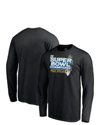 FANATICS Branded Black Los Angeles Rams Super Bowl Lvi Champions Parade Celebration Long Sleeve T Shirt At Nordstrom
