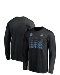 FANATICS Branded Black New York City Fc 2021 Mls Cup Champions Standard Long Sleeve T Shirt At Nordstrom