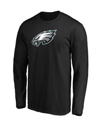 FANATICS Branded Black Philadelphia Eagles Big Tall Primary Team Logo Long Sleeve T Shirt