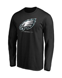 FANATICS Branded Black Philadelphia Eagles Team Lockup Long Sleeve T Shirt