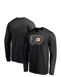 FANATICS Branded Black Philadelphia Flyers Primary Team Logo Long Sleeve T Shirt At Nordstrom