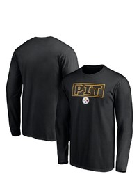 FANATICS Branded Black Pittsburgh Ers Squad Long Sleeve T Shirt