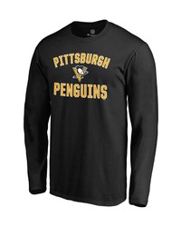 FANATICS Branded Black Pittsburgh Penguins Team Victory Arch Long Sleeve T Shirt At Nordstrom